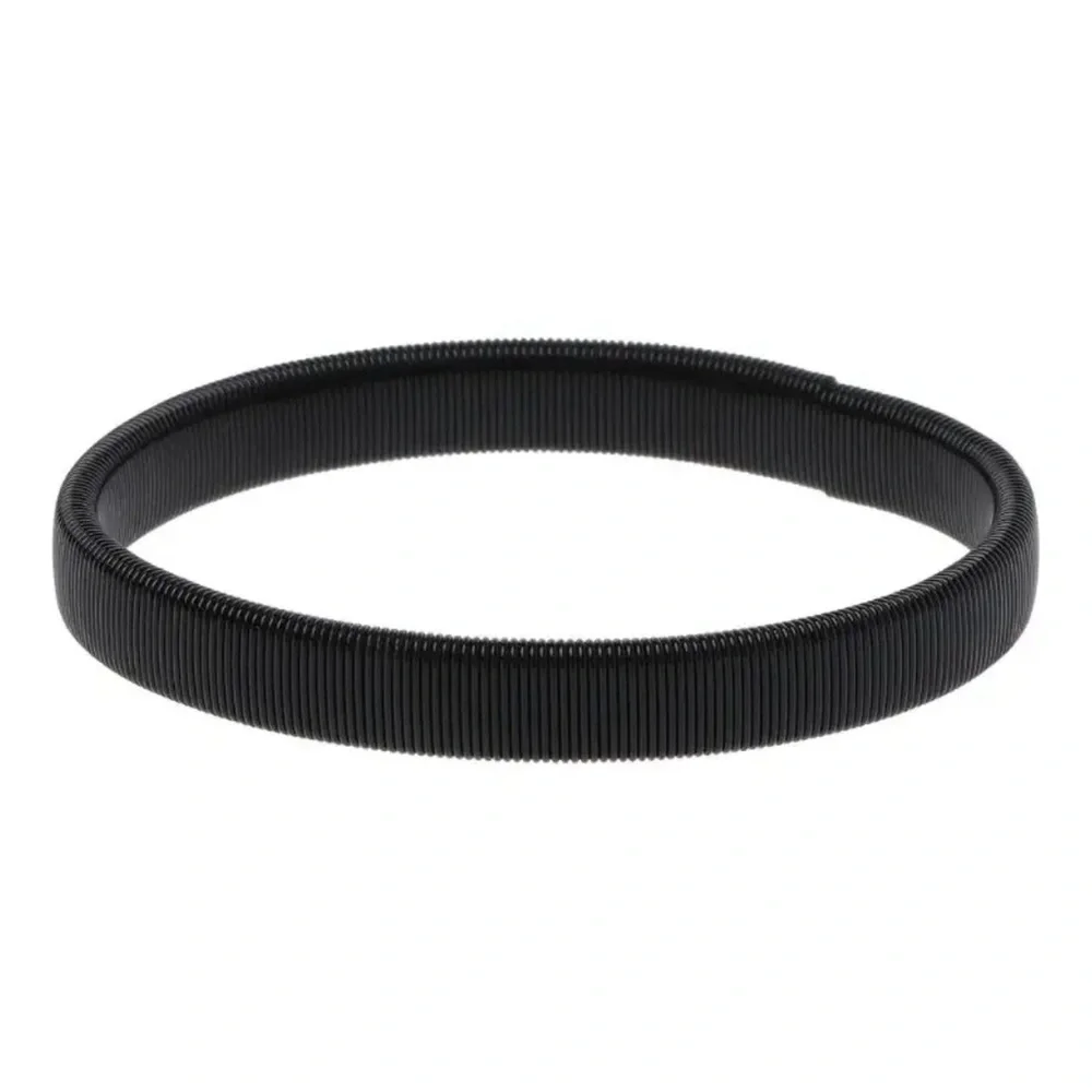 Men Stainless Steel Punk Style Elastic Metal Armband Bracelet - Picture 2 of 16